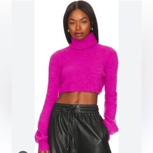 Revolve Camila coelho pink turtleneck
